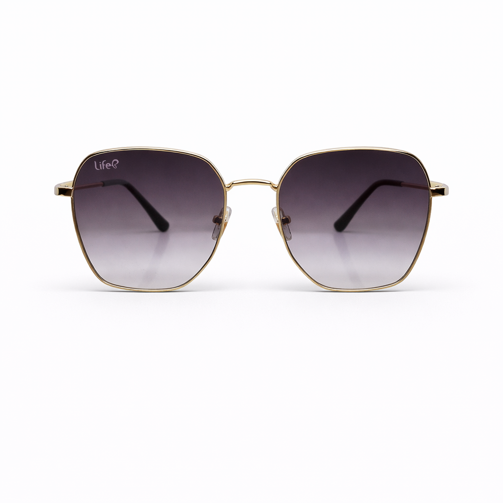 Óculos De Sol Unissex Capri Quadrado UV 400