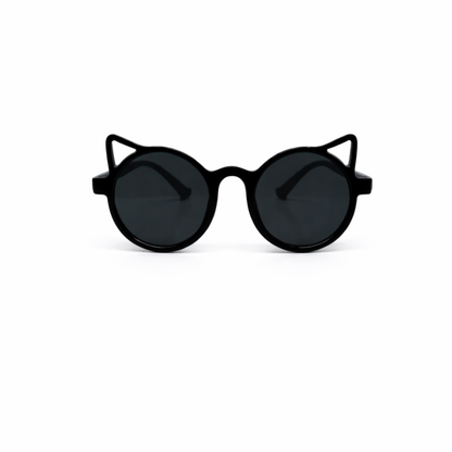 Óculos De Sol Kids Feminino Cat Redondo UV 400