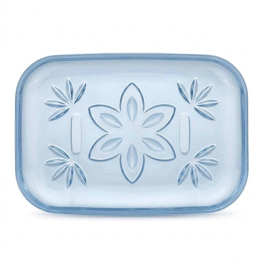 Porta Sabonete Cristal com Tampa para Viagem