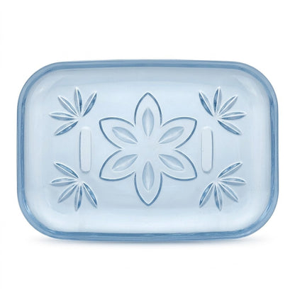 Porta Sabonete Cristal com Tampa para Viagem