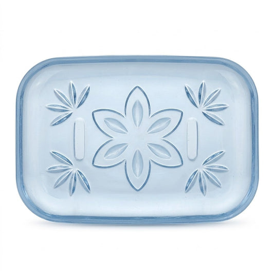 Porta Sabonete Cristal com Tampa para Viagem