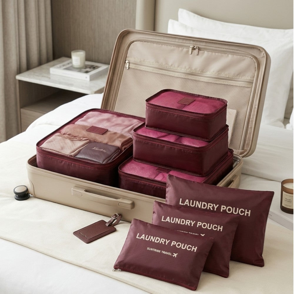 Kit Organizador para Malas Colors com 6 Peças